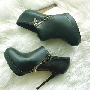 Jada Brave Clytie Black Shoes BOOTIES PUMPS